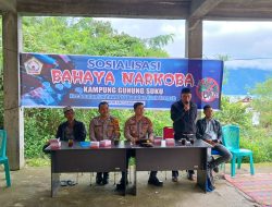 Cegah Generasi Bangsa Terjerumus Bahaya Narkoba, Ini Yang Dilakukan Polsek Lut Tawar