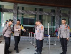 Kapolres Aceh Tengah Pimpin Langsung Pengamanan Hari Ke 4 Pleno Penghitungan Suara