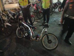 Lagi, Satlantas Polres Aceh Tengah Amankan 21 Sepmor Motor Modif