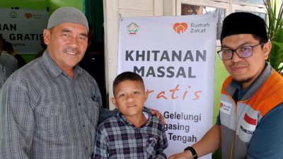 Rumah Zakat Adakan Khitanan Massal Modern di Kampung Gelelungi, Aceh Tengah
