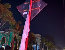 Bentuk Kekecewaan, Bendera Putih Berkibar di Jalan Depan Kantor DPRK Aceh Tengah