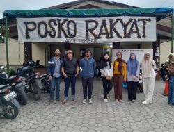 Posko Rakyat Siap Menampung Pengungsi Terdampak Aktivitas Gunung Burni Telong