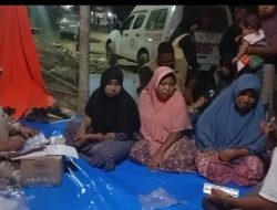 Setelah Banjir Bandang Pemukiman Warga di Pante Bidari Aceh Timur di kepung Debu