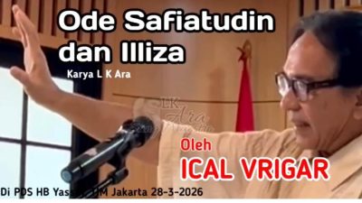 Ical Buka Pembacaan Puisi pada Peluncuran Buku Karya L K Ara di PDS HB Jassin