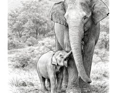 Pesan Gajah kepada Anaknya