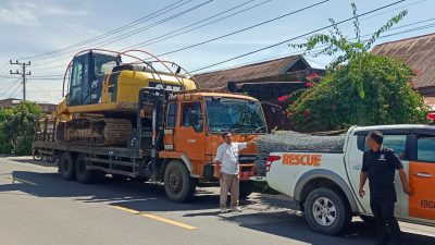Jembatan Gemboyah Putus, Alat Berat dan Bronjong Mulai Dikerahkan untuk Penanganan Darurat